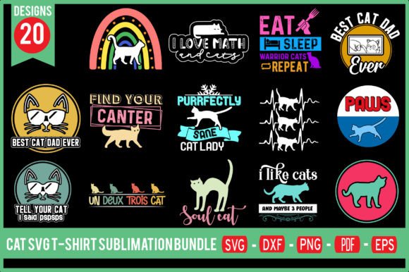Cat Svg T-shirt Sublimation Bundle Review