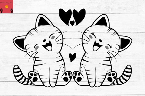 Cute Baby Cat Svg for Embroidery Projects