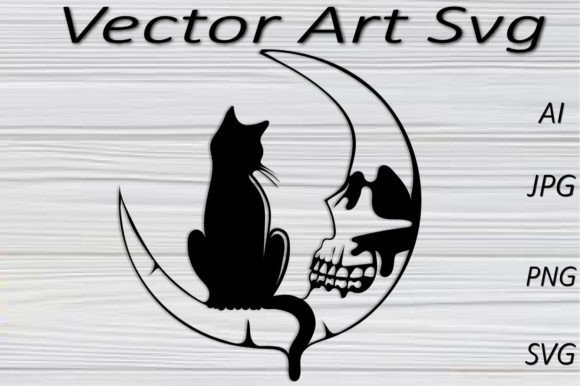 Cute Cat Vector Design for Embroidery Projects