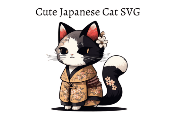 Cute Japanese Cat SVG Review for Embroidery Projects
