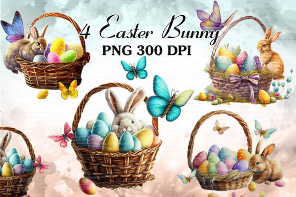 Easter Bunny Watercolor Clipart Bundle Review