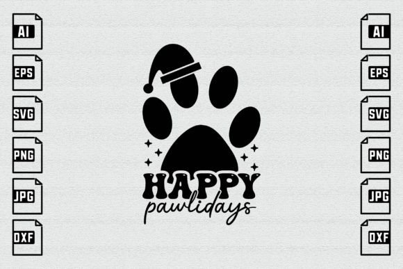 Happy Pawlidays Christmas Cat SVG Review