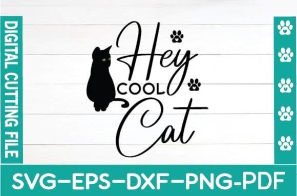 Hey Cool Cat Svg Review for Embroidery Projects